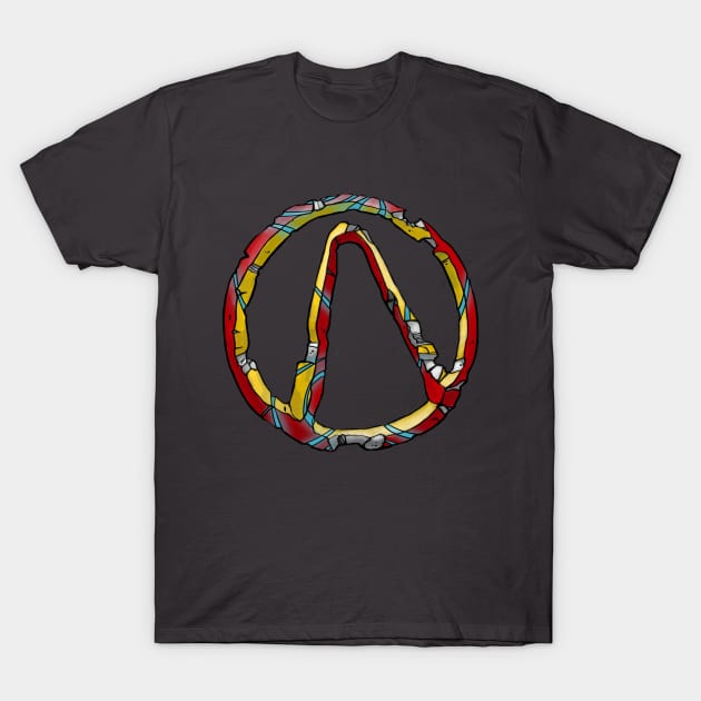 Borderlands Logo fanart T-Shirt by happycyn